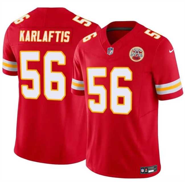 Men & Women & Youth Kansas City Chiefs #56 George Karlaftis Red 2024 F.U.S.E Vapor Untouchable Limited Stitched Football Jersey